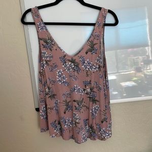 American Eagle Soft and Sexy Floral Tank Top